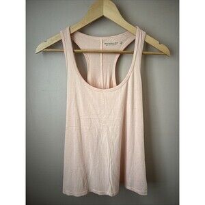 Abercrombie Fitch Soft A&F Tank Top Womens M Peach Racerback